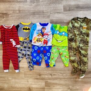 2T Boy Pajama Bundle